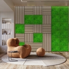 Skando Wall - Moos intensivgrün | Echtmoos-Wandpaneel