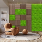 Skando Wall - Moos hellgrün | Echtmoos-Wandpaneel