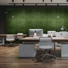 Skando Wall - Moos dunkelgrün | Echtmoos-Wandpaneel