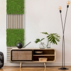 Skando Wall - Moos waldgrün rustikal | Designmoos-Wandpaneel