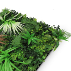 Skando Wall - Flora exotisch grün | Kunstpflanzen-Wandpaneel