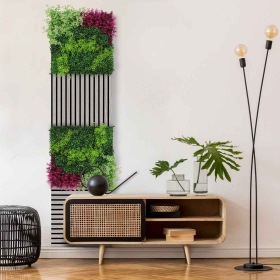 Skando Wall - Flora pink-grün |...