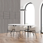 Skando Wall - Eiche silber 7432 | Akustikpaneel Puzzle 520 x 520 mm