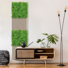 Skando Wall - Flora eibengrün | Natur-Wandpaneel