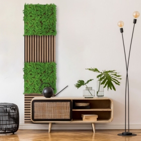 Skando Wall - Flora thujengrün | Natur-Wandpaneel