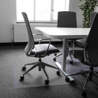 Floortex valuematPlus Bodenschutzmatte EDCMFLCG0003 | Teppichböden | 116 x 130 cm