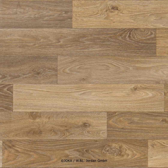 Joka Andante - 44 Eiche Diele beige | CV Living 28 | Rollenware Breite: 2,00m