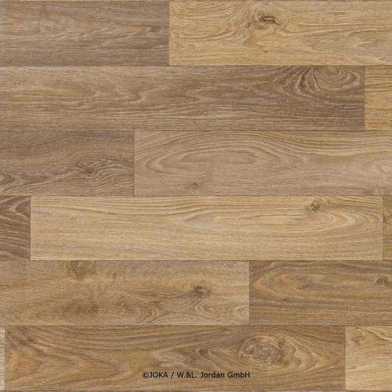 Joka Andante - 44 Eiche Diele beige | CV Living 28 | Rollenware Breite: 4,00m