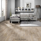 Joka Andante - 80 Eiche Landhausdiele hellgrau-beige | CV Living 28 | Rollenware Breite: 2,00m