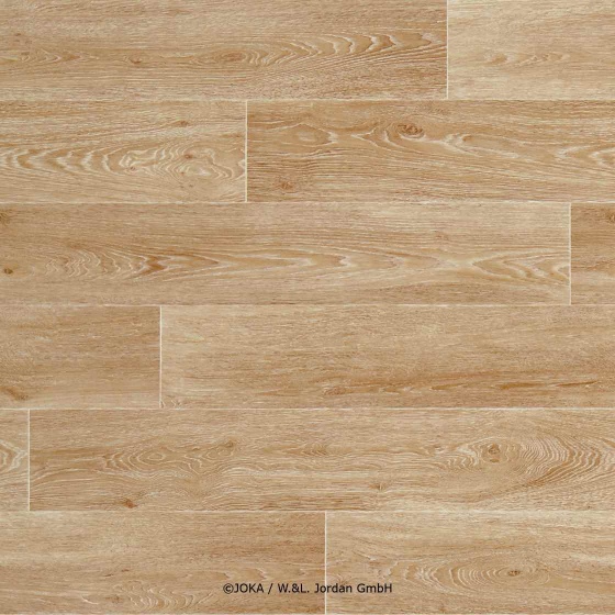 Joka Exact Plus Green - 140 Landhausdielen-Optik | CV Living 28 | Rollenware Breite: 4,00m