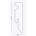 Anaturo - MDF-Sockelleiste Eiche Genua