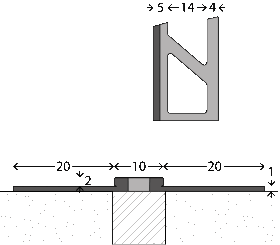 Aluminium-Dehnfugenprofil | für 2,0mm starke,...