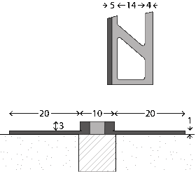Aluminium-Dehnfugenprofil | für 3,0mm starke,...