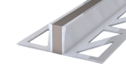 Aluminium-Dehnfugenprofil | für 15,0mm starke Bodenbeläge | EPDM-Fuge grau | 250cm