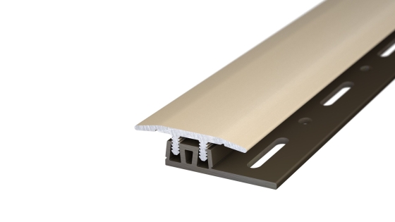 Profi-Design Übergangsprofil | für Aufbauhöhen von 4,0 - 7,5mm | 27mm breit | sahara | 270cm
