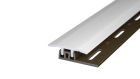 Profi-Design Übergangsprofil | für Aufbauhöhen von 4,0 - 7,5mm | 27mm breit | silber