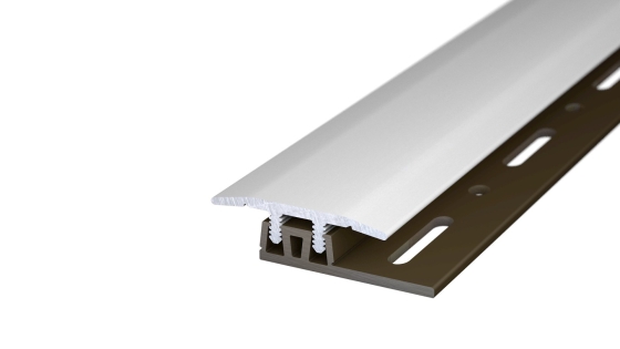 Profi-Design Übergangsprofil | für Aufbauhöhen von 4,0 - 7,5mm | 27mm breit | silber | 270cm