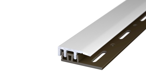 Profi-Design Abschlussprofil | für Aufbauhöhen von 4,0 - 7,5mm | 21mm breit | silber | 270cm