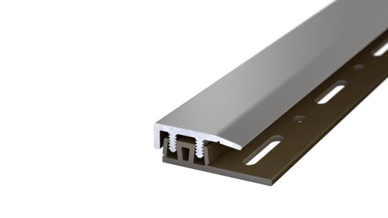 Profi-Design Abschlussprofil | für Aufbauhöhen von 4,0 - 7,5mm | 21mm breit | Edelstahl poliert | 270cm