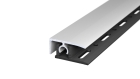 Profi-Tec Abschlussprofil | für Aufbauhöhen von 8 - 14mm | 26mm breit | silber