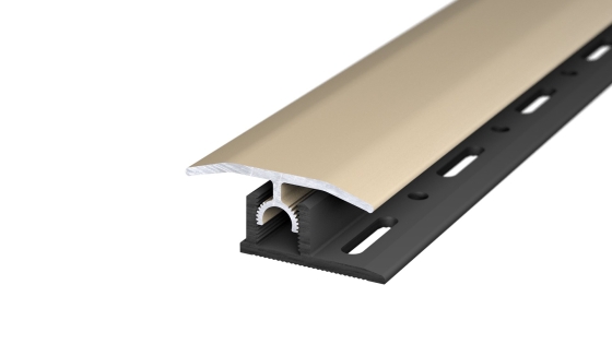 Profi-Tec Übergangsprofil | für Aufbauhöhen von 7,0 - 15,0mm | 34mm breit | sahara | 270cm