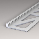 Abschlussprofil aus Aluminium | für 2,5 - 3,0mm starke, verklebte Bodenbeläge | Aluminium natur