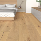 Anaturo Parkett - Eiche Max | Landhausdiele Markant | leicht gebürstet & weiß geölt