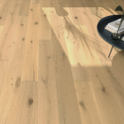 Anaturo Parkett - Eiche Max | Landhausdiele Markant | leicht gebürstet & weiß geölt