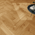 Anaturo Parkett - Eiche Theresa | Fischgrät Natur | gebürstet & naturgeölt