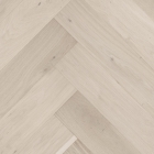 Anaturo Parkett - Eiche Johanna | Fischgrät Natur | mattweiß lackiert