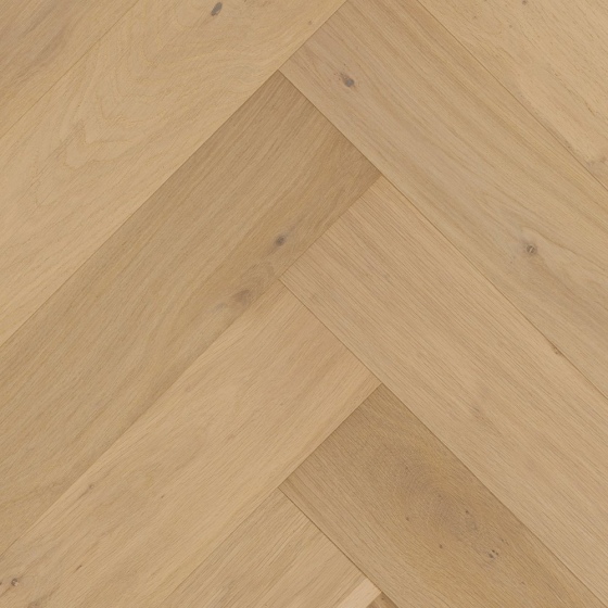 Anaturo Parkett - Eiche Maria | Fischgrät Natur | mattlackiert creme