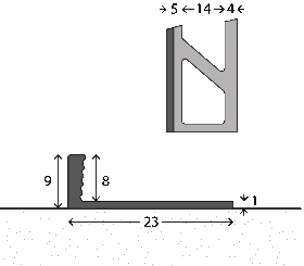Abschlussprofil aus Aluminium | für 10mm starke,...