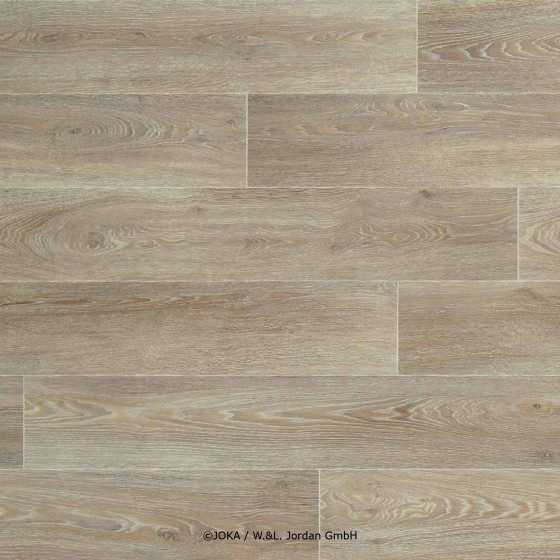 Joka Exact Plus Green - 130 Landhausdielen-Optik | CV Living 28 | Rollenware Breite: 3,00m