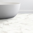 Gerflor Collection 55 Clic Acoustic - White Marble 1743 | Rigid-Klickvinyl