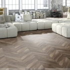 Joka Design 555 Evolut - Mud Oak 5806 | Chevron | Klebe-Vinylboden