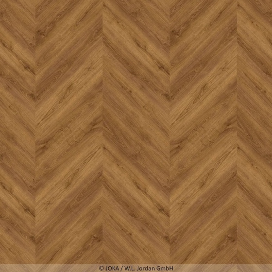 Joka Design 555 Evolut - Palm Oak 5804 | Chevron | Klebe-Vinylboden