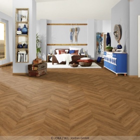 Joka Design 555 Evolut - Palm Oak 5804 | Chevron |...