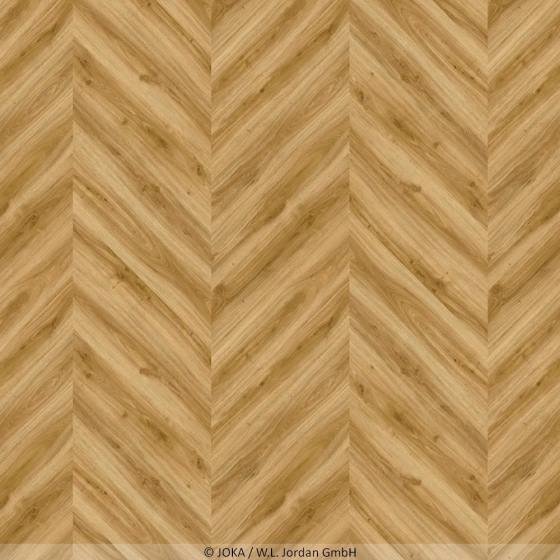 Joka Design 555 Evolut - Amber Oak 5803 | Chevron | Klebe-Vinylboden