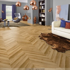 Joka Design 555 Evolut - Amber Oak 5803 | Chevron |...