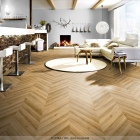 Joka Design 555 Evolut - Amber Oak 5803 | Chevron | Klebe-Vinylboden