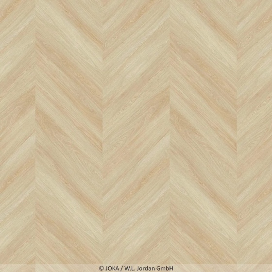 Joka Design 555 Evolut - Almond Oak 5801 | Chevron | Klebe-Vinylboden
