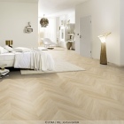 Joka Design 555 Evolut - Almond Oak 5801 | Chevron | Klebe-Vinylboden