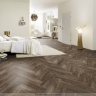 Joka Design 555 Evolut Click - Mud Oak 106 | Fischgrät-Optik | Rigid-Klickvinyl