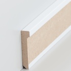MDF Einfass-Sockelleiste kubisch | 60mm hoch | verschiedene Farben