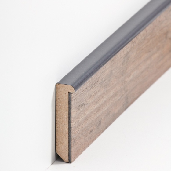 MDF Einfass-Sockelleiste Modern | 56mm hoch | anthrazit