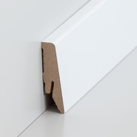 MDF Sockelleiste | 58mm hoch | verschiedene Farben
