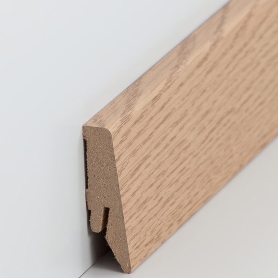 MDF Sockelleiste | 58mm hoch | Isar Eiche