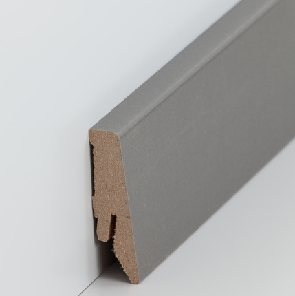 MDF Sockelleiste | 58mm hoch | anthrazitgrau