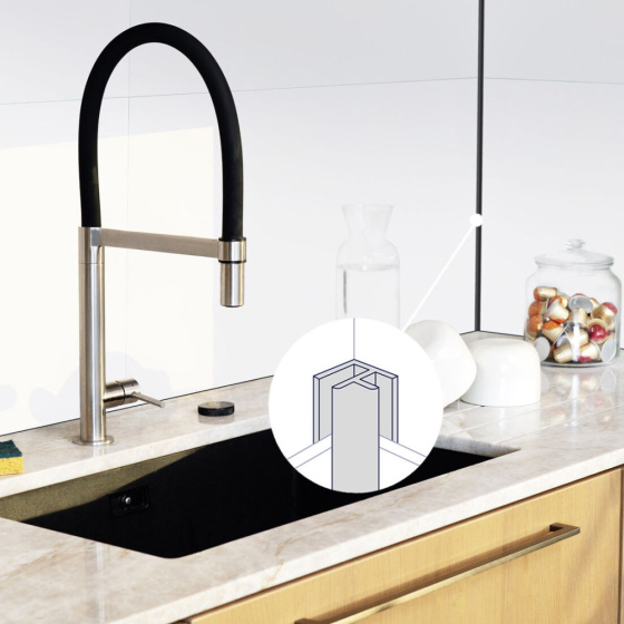 Gerflor Mural Revela - Universalwinkel 0644 | aluminiumfarben 0001
