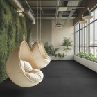 Gerflor Collection 55 Zen - Bloom Uni Black 1483 | Klebe-Vinylboden